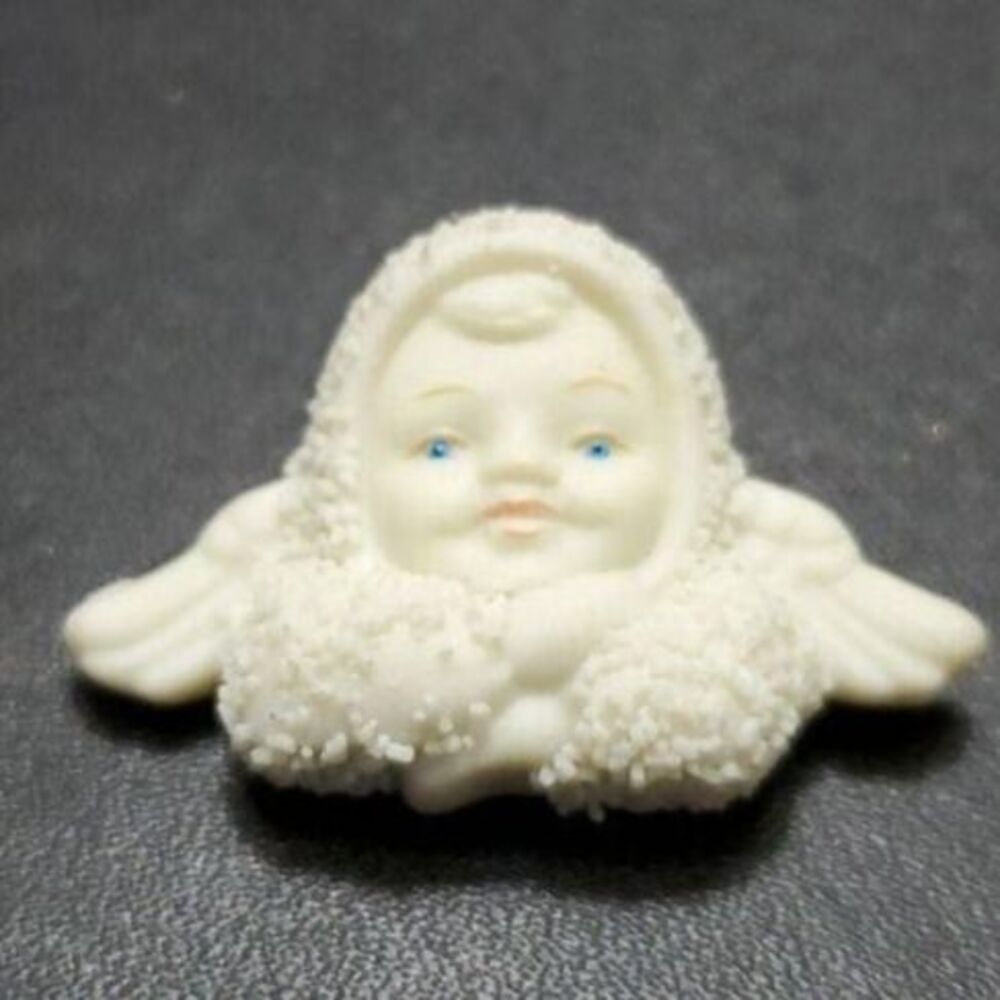 Vintage Dept 56 Snowbabies angel brooch